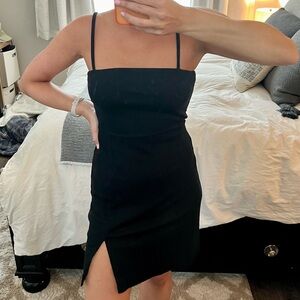 Showpo Island Babe Mini Dress - Strappy Bodycon Dress in Black